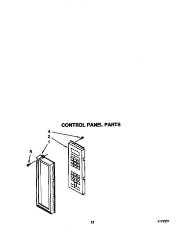 Microwave control panel