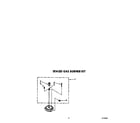 KitchenAid KGCT302XWH2 sealed gas burner kit diagram