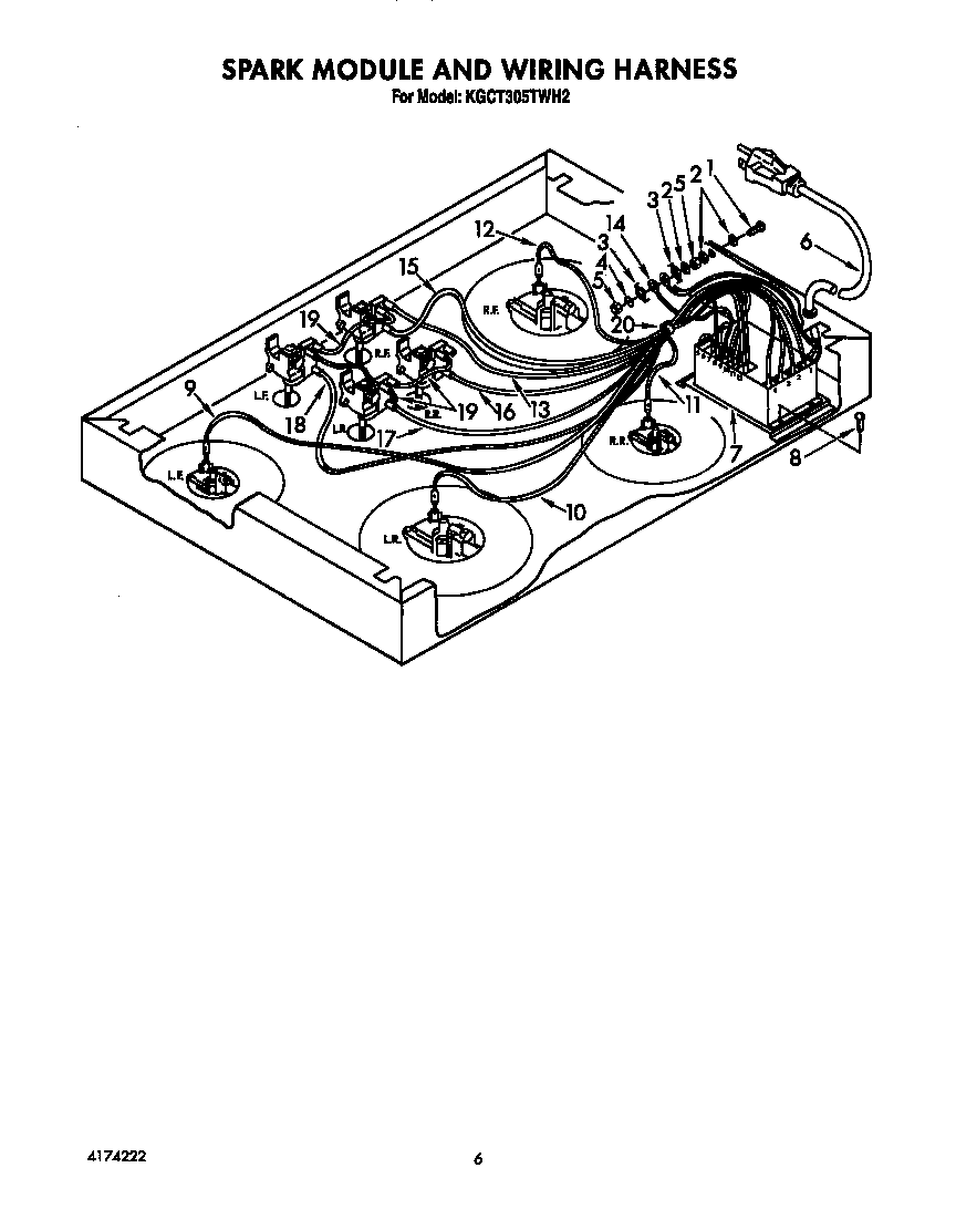 Spark module and wiring harness