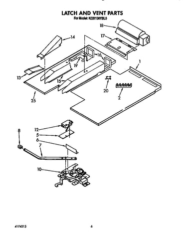 Latch and vent