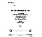 KitchenAid KEBS277YWH0 front cover diagram