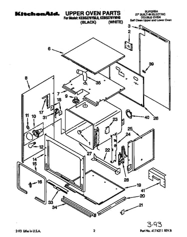 Upper oven