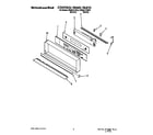 KitchenAid KEBI241YWH0 control panel diagram