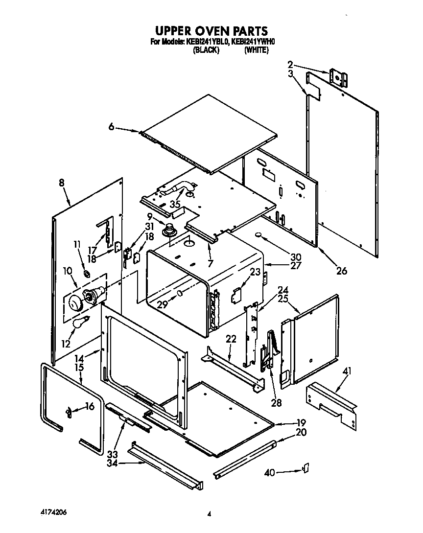 Upper oven