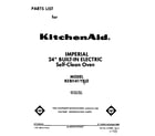 KitchenAid KEBI141YWH0 front cover diagram