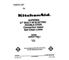 KitchenAid KEBS277XWH3 front cover diagram