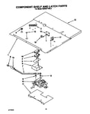 Component shelf and latch