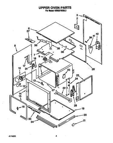 Upper oven