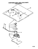 Component shelf and latch