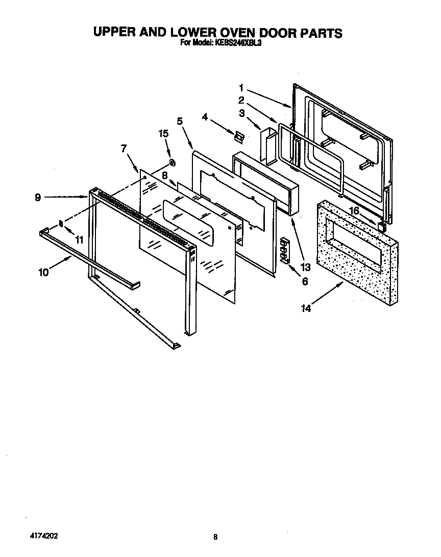Upper and lower oven