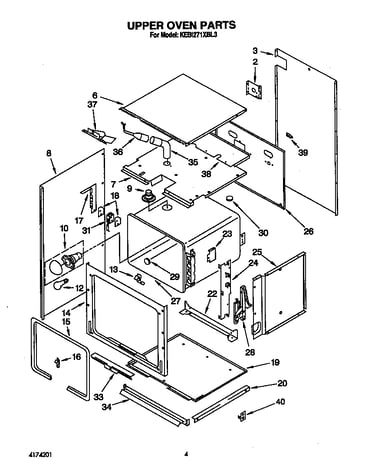 Upper oven