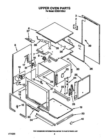 Upper oven