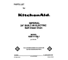 KitchenAid KEBI141XBL1 front cover diagram