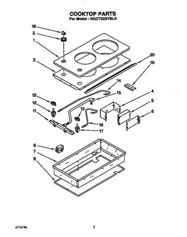 Cooktop parts
