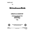 KitchenAid KECC027YWH0 cover page diagram