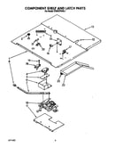 Component shelf and latch