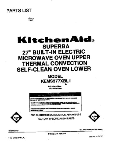 Front cover