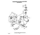 KitchenAid KEMS377XWH1 magnetron and air flow diagram