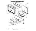 KitchenAid KEMS377XWH1 microwave compartment diagram
