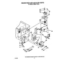 KitchenAid KEMI371XBL1 magnetron and air flow diagram