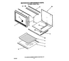 KitchenAid KEMI371XBL1 microwave compartment diagram