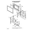 KitchenAid KEMI371XBL1 door and latch diagram