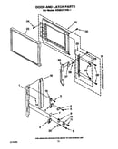 Door and latch