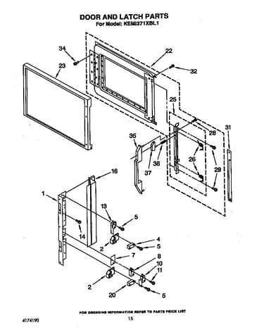Door and latch