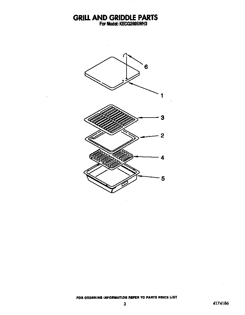 GRILL AND GRIDDLE PARTS