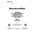 KitchenAid KEBS276XBL2 front cover diagram