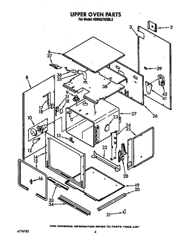 Upper oven