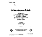 KitchenAid KEBS246XBL2 front cover diagram
