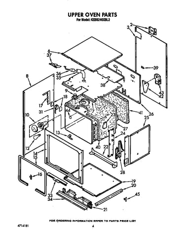 Upper oven
