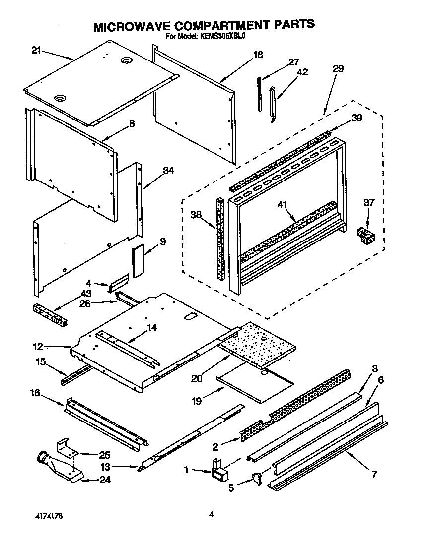 Microwave compartment