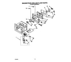 KitchenAid KEMS306XWH0 magnetron and air flow diagram