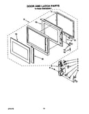 Door and latch