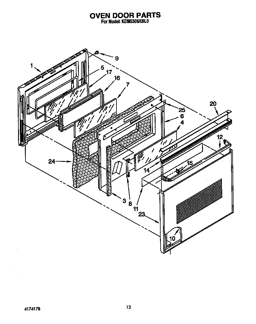 Oven door