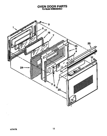 Oven door