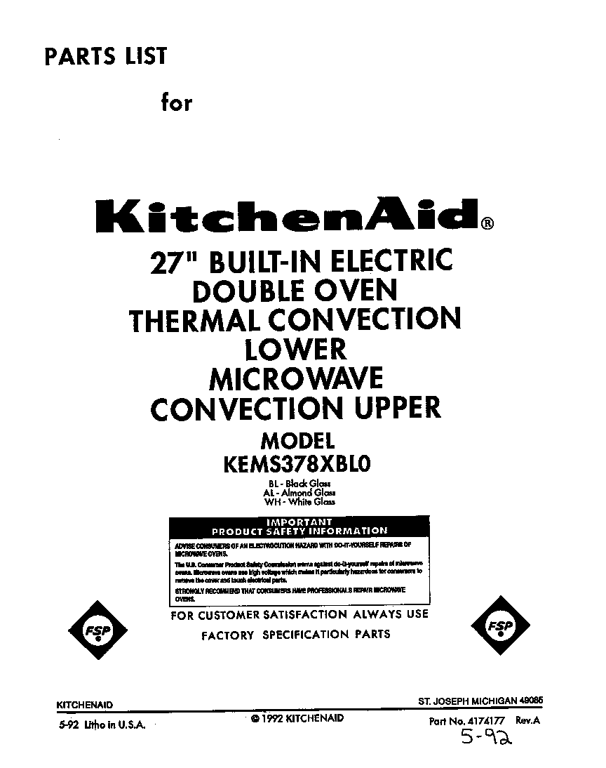 Front cover