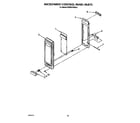 KitchenAid KEMS378XWH0 microwave control panel diagram