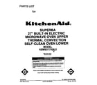 KitchenAid KEMS377XWH0 front cover diagram