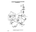 KitchenAid KEMS377XWH0 magnetron and air flow diagram