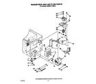 KitchenAid KEMI371XBL0 magnetron and airflow diagram