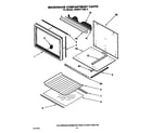 KitchenAid KEMI371XBL0 microwave compartment diagram