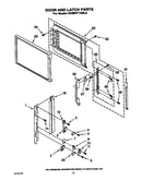 Door and latch