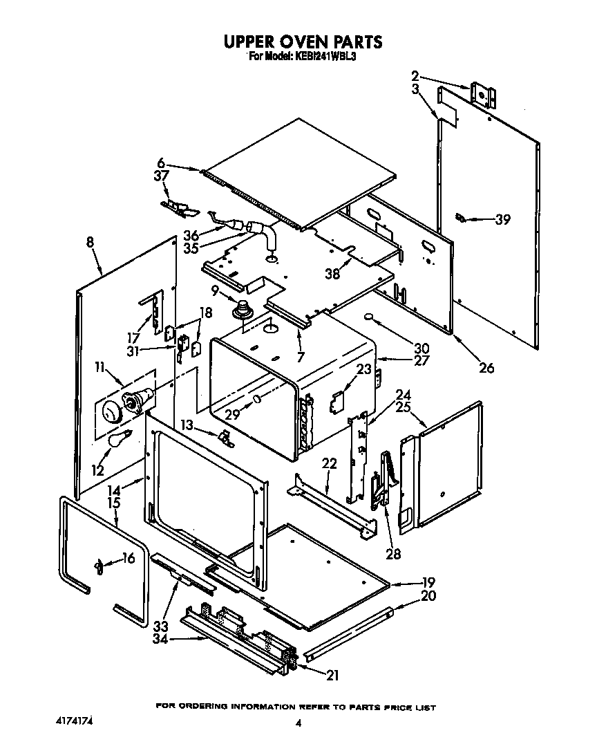 Upper oven