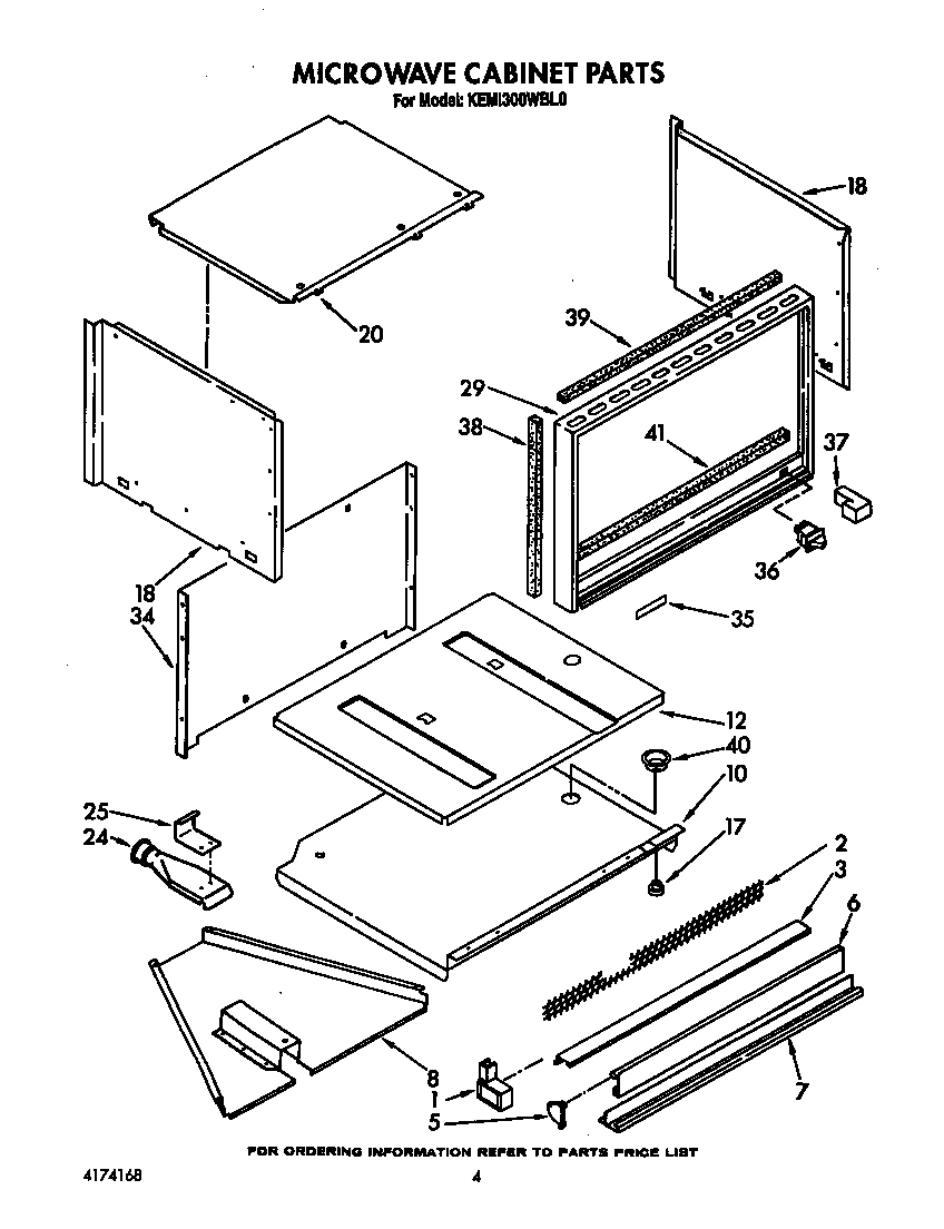 Microwave cabinet