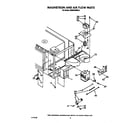 KitchenAid KEMI300WBL0 magnetron and air flow diagram