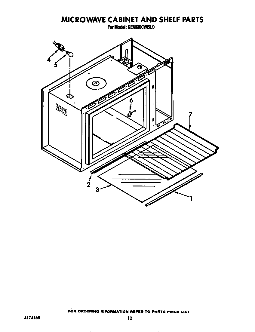 Microwave cabinet and shelf