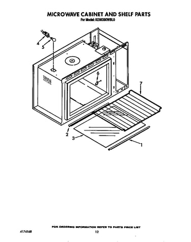 Microwave cabinet and shelf